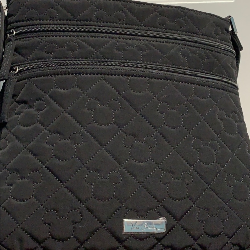 Disney / Vera Bradley Black Microfiber Crossbody